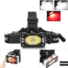 Zemira Kafa Feneri 4 Modlu Sensörlü Şarjlı Güçlü Kafa Lambası WT-248