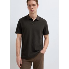 Mavi Kahverengi Polo Tişört 0613311-70219