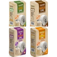 Kappadokia Form Kızıl Buğday Kavılca Siyez Unu 4 x 1000 gr 4'lü Set