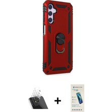 BUTİMAR'S Galaxy A14 4g Ahenk Klasik Koleksiyonu - Şeffaf Pasifik Cam Ekran Koruyucu + Şeffaf Kamera Lens Koruma Cam