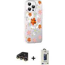 Cepte Toptan iPhone 14 Pro Max Yörünge Işık Prime - Siyah Bilvis Hayalet Cam Ekran Koruyucu + Gold Raze Metal Kamera Lens