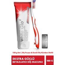 White Glo Ekstra Güçlü Beyazlatıcı Diş Macunu 150 g Set | Diş Fırçası & Esnek Diş Kürdanı Dahil