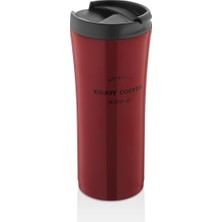 Korkmaz A638-01 Kırmızı Freedom Termos Mug 500 ml Çelik Malzeme ile Modern Tasarım