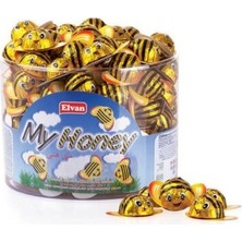 Elvan My Honey Sütlü Çikolata 8 gr 100'lü Fındıklı Krema Dolgulu Lezzetli Atıştırmalık