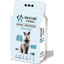 Magicsand Sabun Kokulu İnce Taneli Kedi Kumu 10 lt Topaklaşan Özellikli Doğal Bentonit
