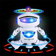 Tamam Elektronik Pilli Dans Eden Robot Oyuncak 12 V Güçle Işıklı ve Müzikli Eğlenceli Özellikler