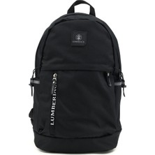 Siyah Lumberjack CT185 Olıver 1pr Erkek Sırt Çantası Tekstil Malzeme ile Günlük Kullanım için Tasarlandı