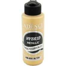 Cadence Metalik Akrilik Boya HM 800 Altın 120 ml Çok Yüzeyli Kullanım İçin Su Bazlı Formül