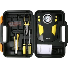 Suitu Taşınabilir Hava Pompası Kompresör Araç Lastik Şişirme ve Tamir Seti 12 V