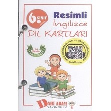 Dahi Adam Yayıncılık Dahi Adam 6. Sınıf Resimli İngilizce Dil Kartları Eğitim Seti Sınav Bilgisi İçeren