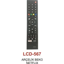 Uslucan Alışveriş Arçelik - Beko 3D Smart  Netflix Tv Kumandası - LCD 567