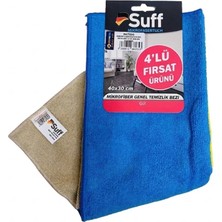 Oto Bakım Zamanı Araç Temizlik Bezi Mıcr Suff Gül 4’lü 250 gr 40X30 cm