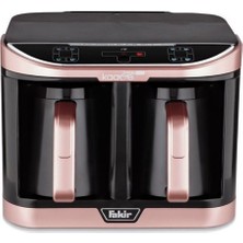 Fakir Kaave Dual Pro İkili Kahve Makinesi 8 Fincan Kapasitesi ile Şık Rose Tasarım
