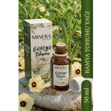 Minera Vital Bamya Tohumu Yağı 50 ml (Okra Seed Oil) %100 Saf Soğuk Sıkım Damlalıklı Cam Şişe