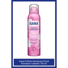 Isana Floral Romance Yasemin Parfüm Deodorant 150 ml Kadınlar İçin Vegan ve Dermatolojik Onaylı