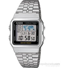 Casio Kol Saati A500WA-1DF Erkek Dijital Suya Dayanıklı Gri Plastik Kasa ve Kordon