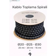 Teknopan Kablo Toplama Spirali ( 1 Makara ) Halojensiz
