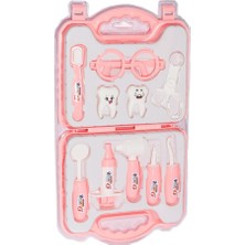 Paradise Sda ERN-2039 Çantalı Pembe Dişçi Kız Seti -Heroes Toys 4523