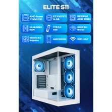 Game Garaj Elite S11 Amd Ryzen 7 7800X3D 32GB RAM 1TB SSD RTX5070Ti 360MM Sıvı Soğutma Freedos Oyuncu OEM Paket