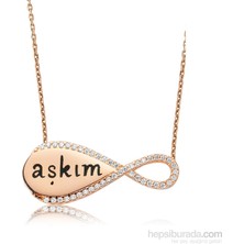 Inure Jewelry Inure Jewelry Gümüş Sonsuzluk Aşkım Kolye