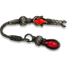 ​Inure Jewelry 1000 Ayar Gümüş Zirkon Taşlı Kazaz Püsküllü