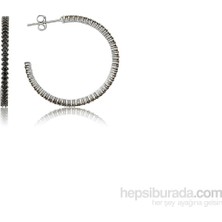 Inure Jewelry Inure Jewelry Gümüş Tamtur Siyah Taşlı Küpe 432092