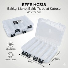 ef&fe Effe HG318 Balıkçı Maket Balık Rapala Kutusu 20X15CM