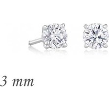 Inure Jewelry Inure Jewelry Gümüş Tektaş Küpe