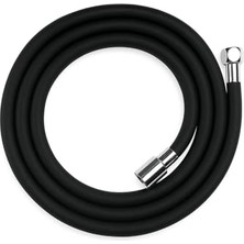 Silikon Duş Hortumu, Yüksek Kaliteli, Esnek Spiral Yapı, Kıvrılmaz, Kırılmaz, Dayanıklı Banyo Hortumu, Sızdırmaz Bağlantı Uçlu, Su Geçirmez, Kolay Temizlenebilir, 150 cm (Beyaz)