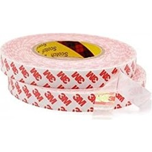 3m 9088 Şeffaf Ince Çift Taraflı Bant, 15 mm Genişlik 5 Metre