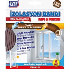 Plastik Kapı Altı Hava Akımı Önleyici, 53 mm x 2,5 mt Boyut, Şeffaf