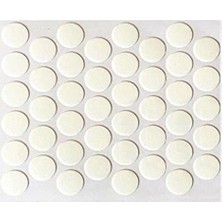 Nobel Yapışkanlı Vida Tapası Beyaz Vida Kapatıcı Kapağı 100 Adet