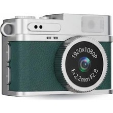 Delixa Dijital Makineleri Video Kamera Mini Anahtarlık 1080P CMR35 Yeşil