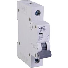 Viko 4VTB-1B20 Otomatik Sigorta 4,5ka B Tipi 1 Kutup 20A