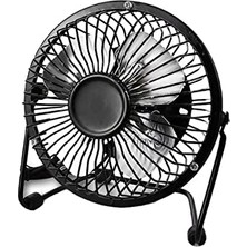 HDY Store Masa Üstü USB Fan Soğutucu Vantilatör 1,4 W Güçte Metal Serinletici Özellikli