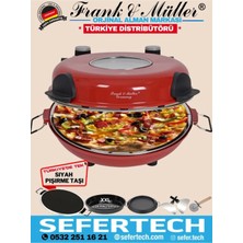 Frank & Müller Germany Kırmızı Taş Fırın 1 - 5 lt Statik Pişirme Özelliği ile Lezzetli Yemekler Hazırlar