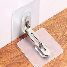 Buffer® Deprem Için Ultra Dayanıklı Çivisiz Duvarı Delmeden Ayarlanabilir Eşya Sabitleyici Aparat