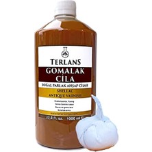 Terlans Doğal Ahşap Cilası Gomalak 1000 ml Shellac + Sürme Topu