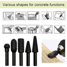 Feyza Yapı Ahşap Döner Törpü Seti 5 Pcs