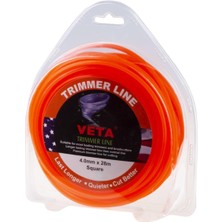 Delixa 131614 Tırpan Misina 4.0mm 28M Turuncu 4 Köşe