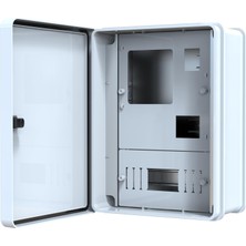 Delixa Sayaç Panosu 15 Sigortalı Monofaze Sayaçlı Sıva Üstü Sayaç Panosu IP65 30 x 40 x 17 cm Poli 038-1