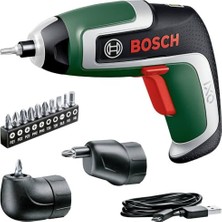Bosch Akülü Tornavida Ixo (7. Nesil; 3,6 V; 2,0 Ah; 5,5 Nm; Set Açılı ve Eksantrik Başlık Dahil; Mikro USB Kablosu; 190 Vidaya Kadar Vidalayın; Saklama Kutusunda