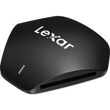 Lexar Multi USB 3.1 Type-C Kart Okuyucu Yüksek Hızlı SD-MicroSD-CF Kart Desteği Siyah