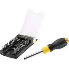 Stanley 34 Parçalı Tornavida Uç Seti STHT0-70885 (Büyük Uç Seçimi, Phillips, Düz, Torx, Alyan Uç, Pratik Uç Düzenleyici, Manyetik Uç Tutucu)