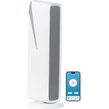 Xenon Smart Akıllı Turbo Fanlı Isıtıcı Iç Mekan Wi-Fi Isıtma Cihazı Çocuk Kilidi ve Devrilme Korumalı Mobil Uygulama Denetimli Ultra Sessiz Ptc Seramik Space Heater (2000W) X7440