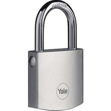 Yale Y120B/40/125/1 - 40 mm Dmu Krom Kaplamalı Asma Kilit - Yüksek Koruma - Boron Halka - 3 Anahtar