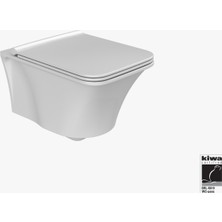 Turkuaz Cerastyle Ibiza Rimless Asma Klozet Yavas Kapak