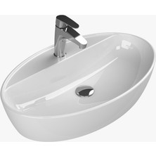 Turkuaz Seramik Cerastyle One 67 Cm Tezgah Üstü Çanak Lavabo