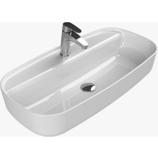 Cerastyle Aqua 80 cm Tezgah Üstü Çanak Lavabo