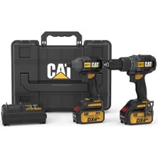 DX12K.2 18 VOLT/4.0AH Li-Ion Çift Akülü Kömürsüz Profesyonel Şarjlı Darbeli Matkap + DX71.2 Kömürsüz Darbeli Tornavida Kombo Set